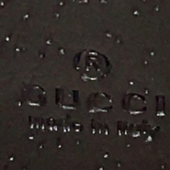 GUCCI Black Leather Bee & Star Wristlet Pouch Clutch 495066 Full Inclusion LNC - Picture 7 of 10